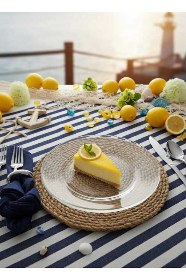 Pasta Tabağı Cam Tabak 6 lı Set - 1