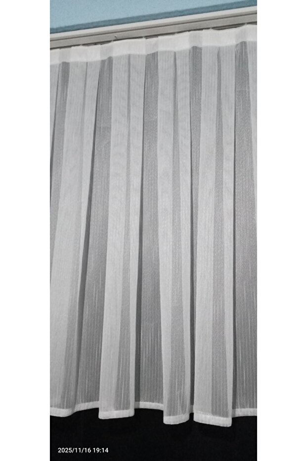 Flamli Çelik perde farbela tül perde - 1