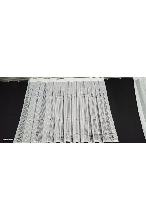 Kareli farbela tül perde - 4