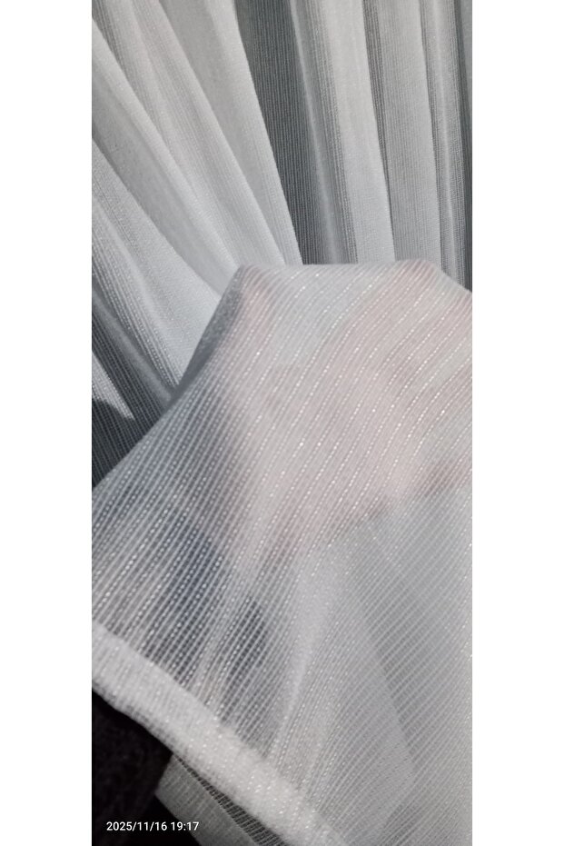 Farbela parlak çelik tül perde - 3