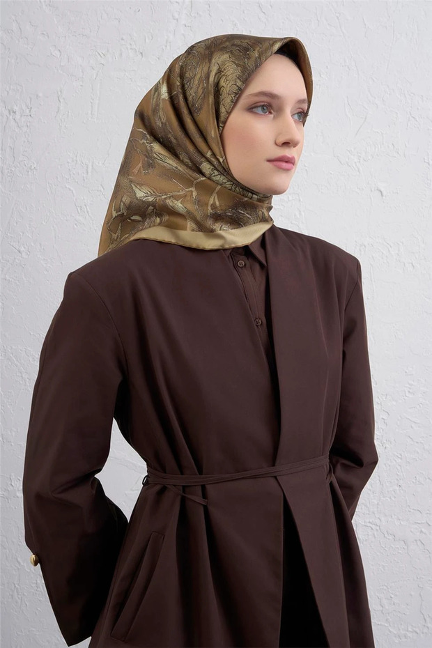 وشاح حريري منقوش بالزهور -2025/2026 -9409D 06