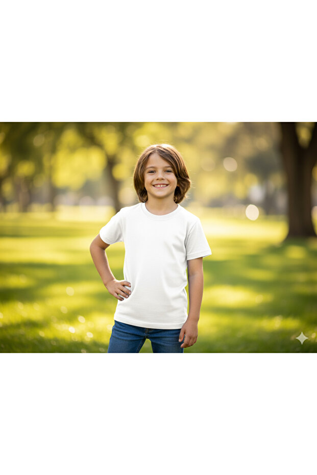 Short Sleeve Plain Basic Circular Neck Cotton Anti-Sweat T-Shirt