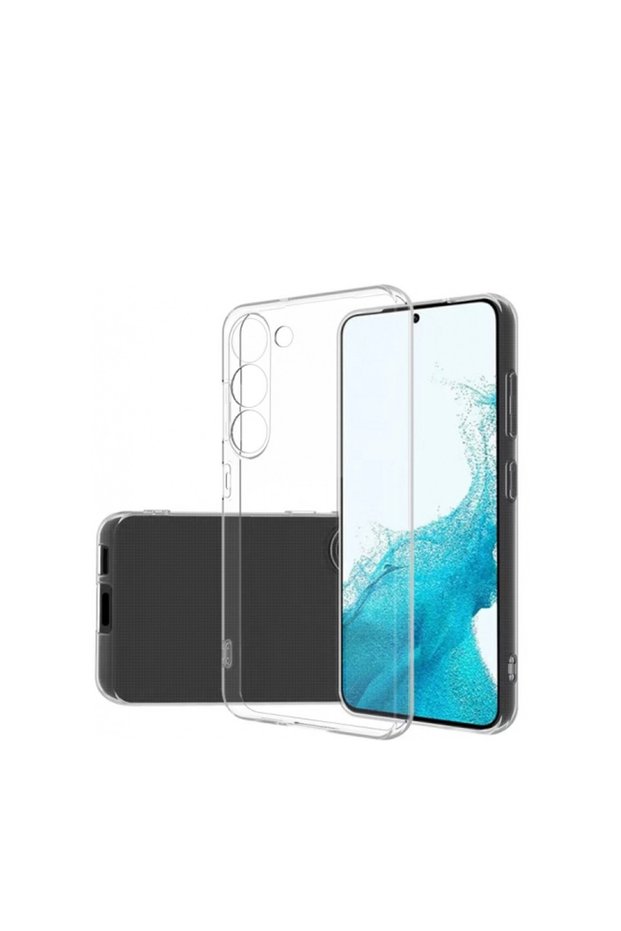 Samsung Galaxy S23 Compatible Transparent Camera Protection Phone Case