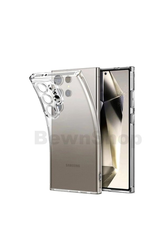 Samsung Galaxy S24 Ultra Compatible Transparent Camera Protection Phone Case