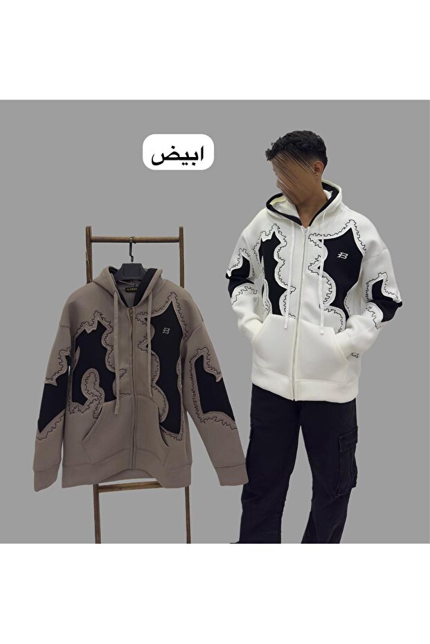 هودي بلوفر اوفر سايز مبطن جديد