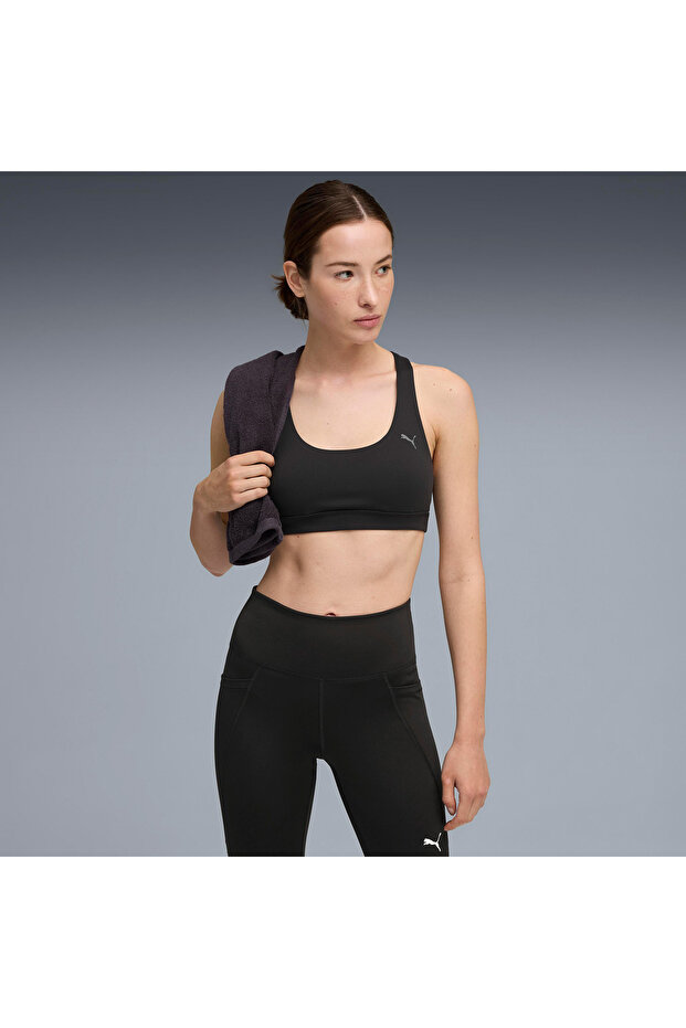 Cloudspun Mid Kadın Siyah Bra - 1