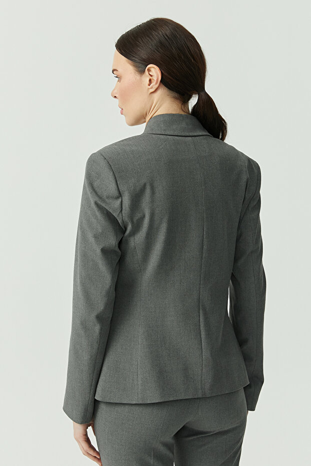 Tek Düğmeli Ceket - 7