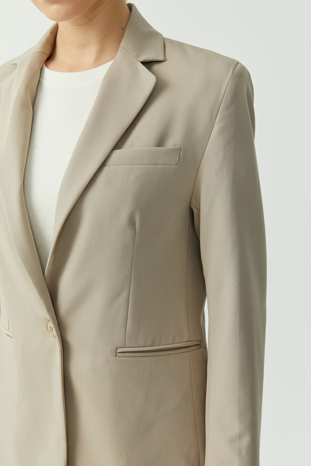 Kadın Tek Düğmeli Ceket - 7