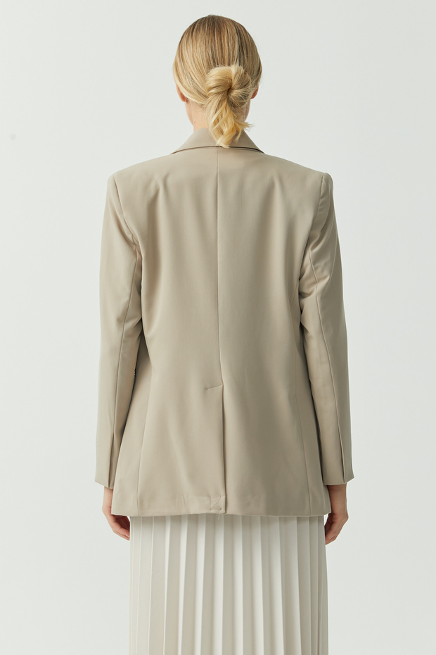 Kadın Tek Düğmeli Ceket - 6