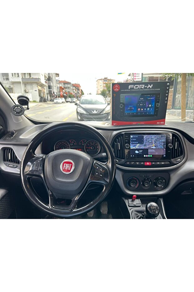 FİAT DOBLO 2015+ ANDROİD MULTİMEDYA CARPLAY TUŞLU YENİ SERİ - 1