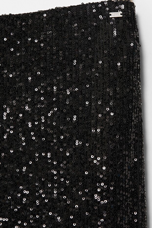 Siyah pullu pantolon - 9