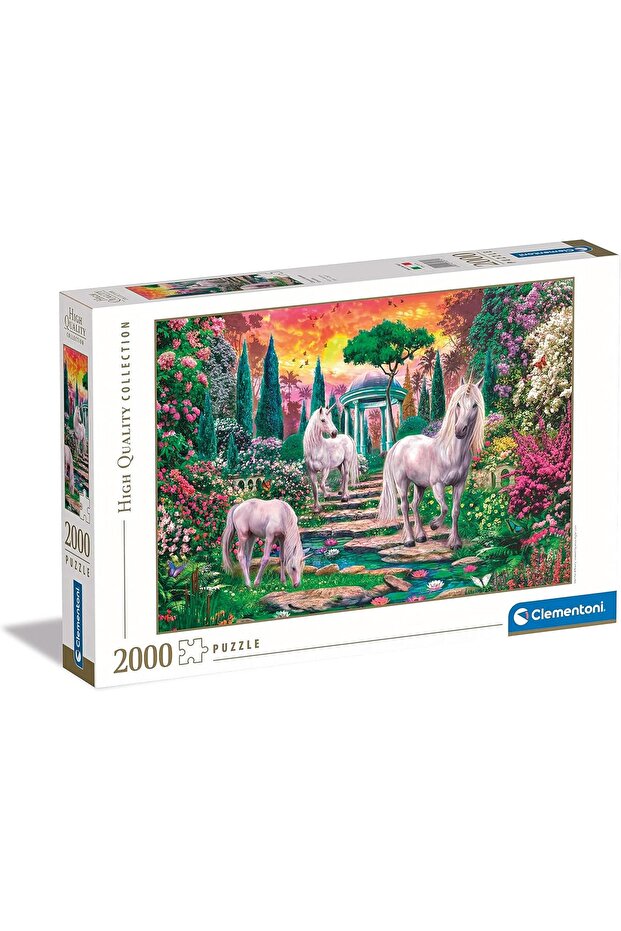 2000 Parça Classical Garden Unicorns Puzzle - 2