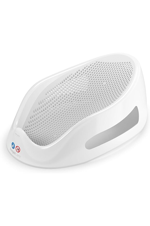 Soft Touch Baby Bath Support | Ergonomic Mesh Seat for Newborns to 6M | Grey