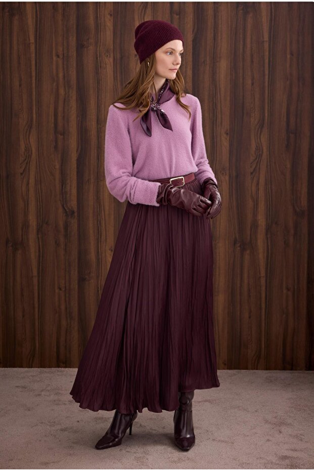 İnce Tüylü Basic Kazak Violet - 1