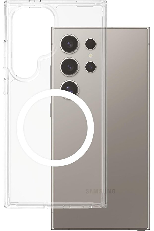 PanzerGlass Urban Combat Case (Transparent/White) for Samsung Galaxy S25 Ultra