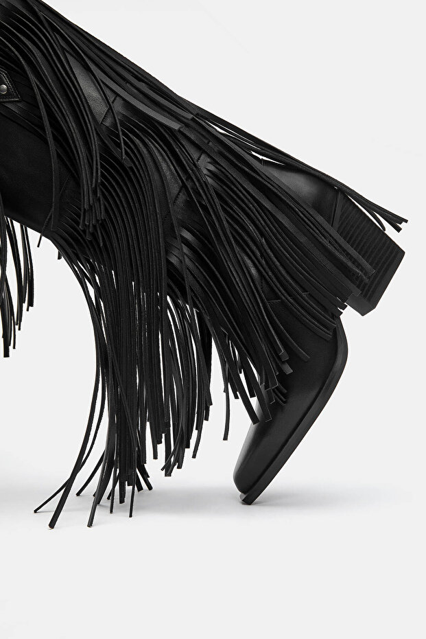 Püsküllü kovboy botu - 4