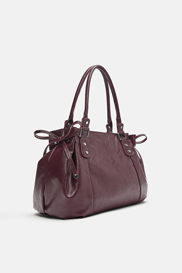 Fiyonklu tote çanta - 2