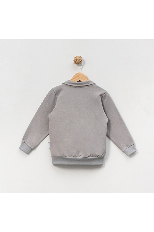 Boy 1-4 Years Old Pocket Printed Sweatshirt