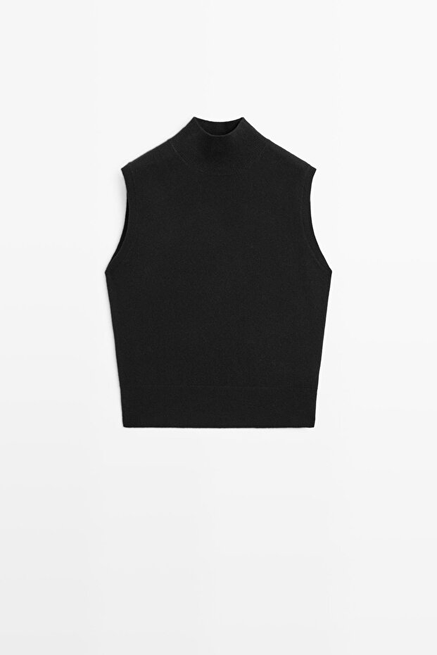 %100 kaşmir triko yelek - 5