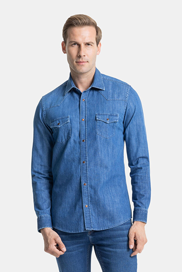 DENİM GÖMLEK - 6