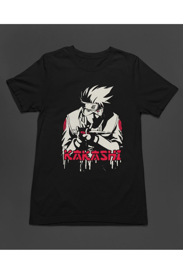 Naruto Kakashi Red Anime Unisex T-Shirt T-Shirt