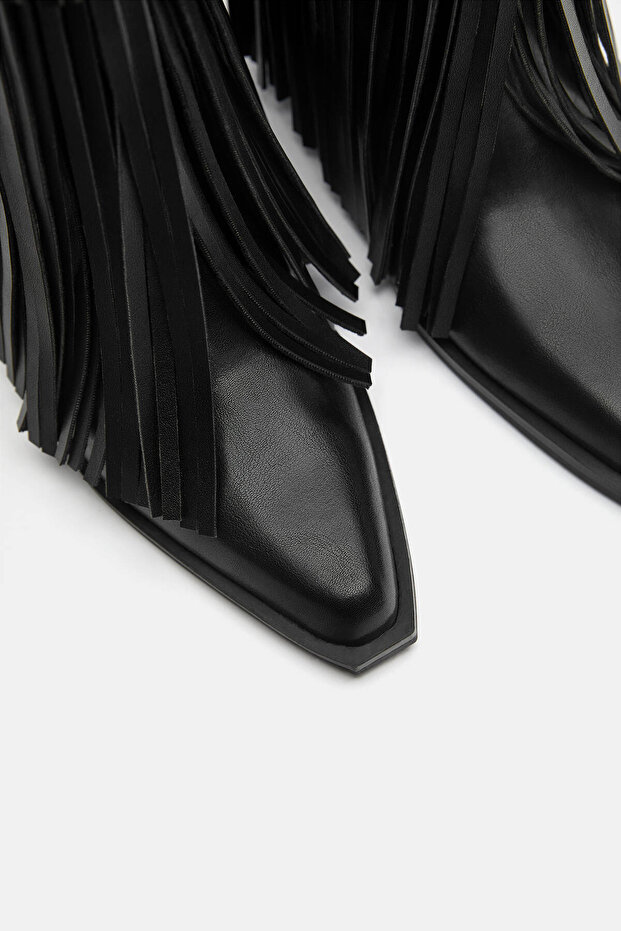 Püsküllü kovboy botu - 6