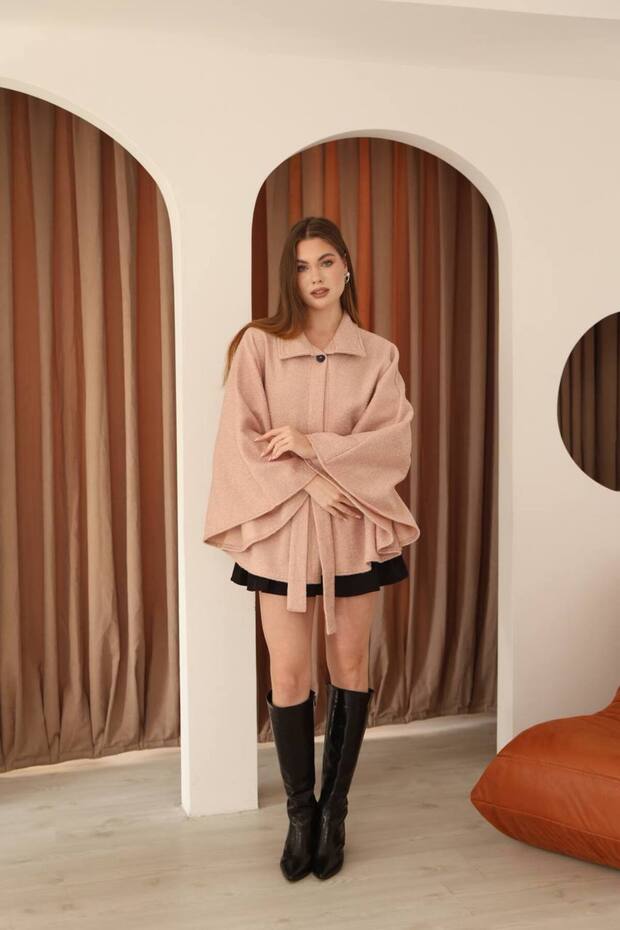 İTHAL KEÇE KUMAŞ PANÇO - 2