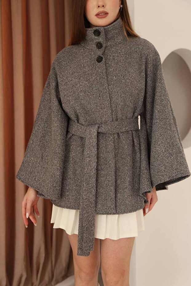 İTHAL KEÇE KUMAŞ PANÇO - 7