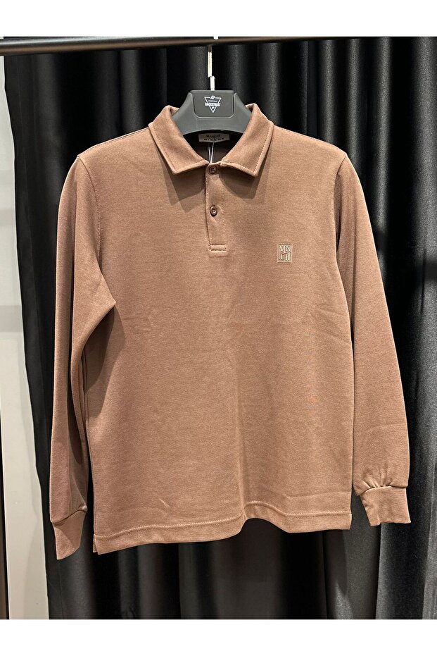 5233 Manche Polo Yaka Basic Sweat - 3