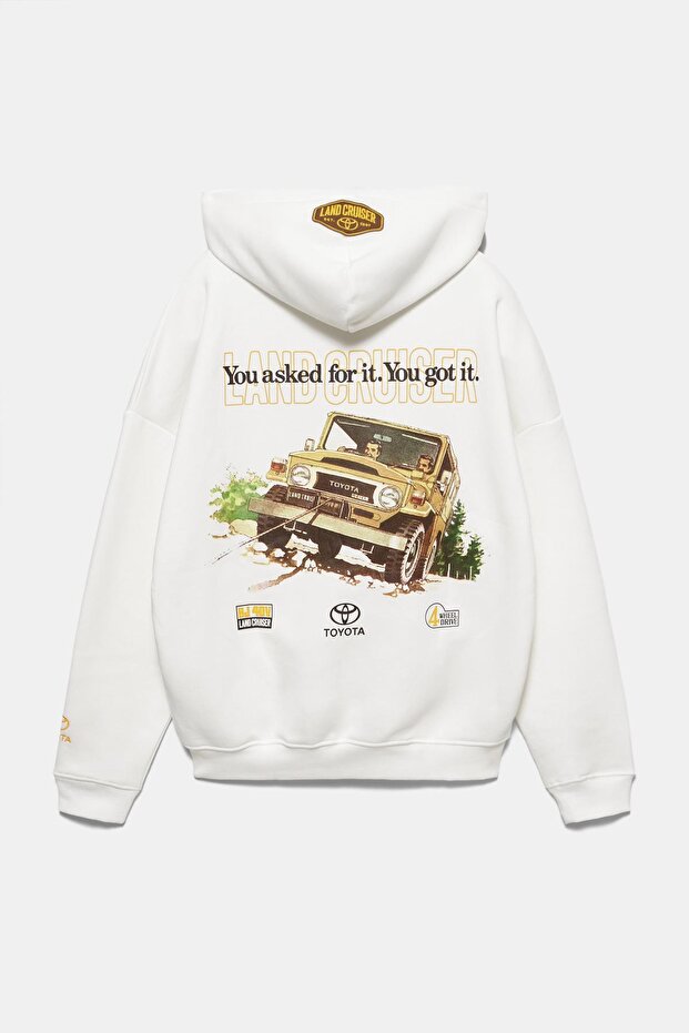 Toyota Land Cruiser kapüşonlu sweatshirt - 7