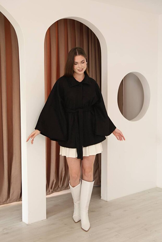 İTHAL KEÇE KUMAŞ PANÇO - 5