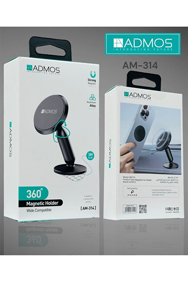AM-314 2-in-1 Magnetic Car Phone Holder