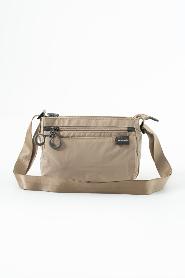 Women's 4-Compartment Waterproof Parachute Fabric Adjustable Crossbody Bag