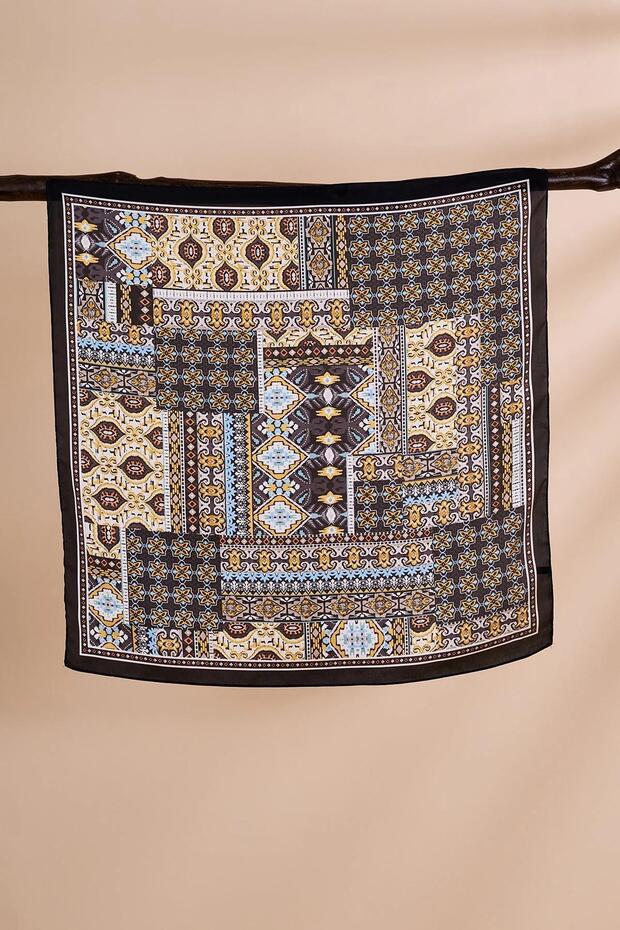 Women's Scarf 70X70Cm Ethnic Patterned