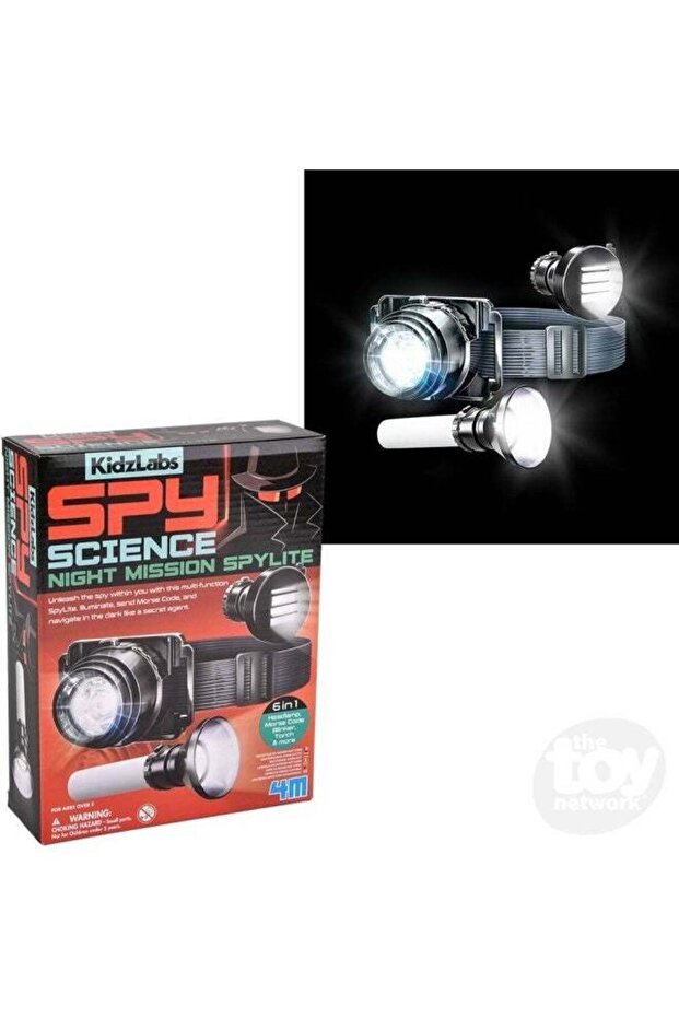 4M KidzLabs Spy Science Night Mission SpyLite Science Kit