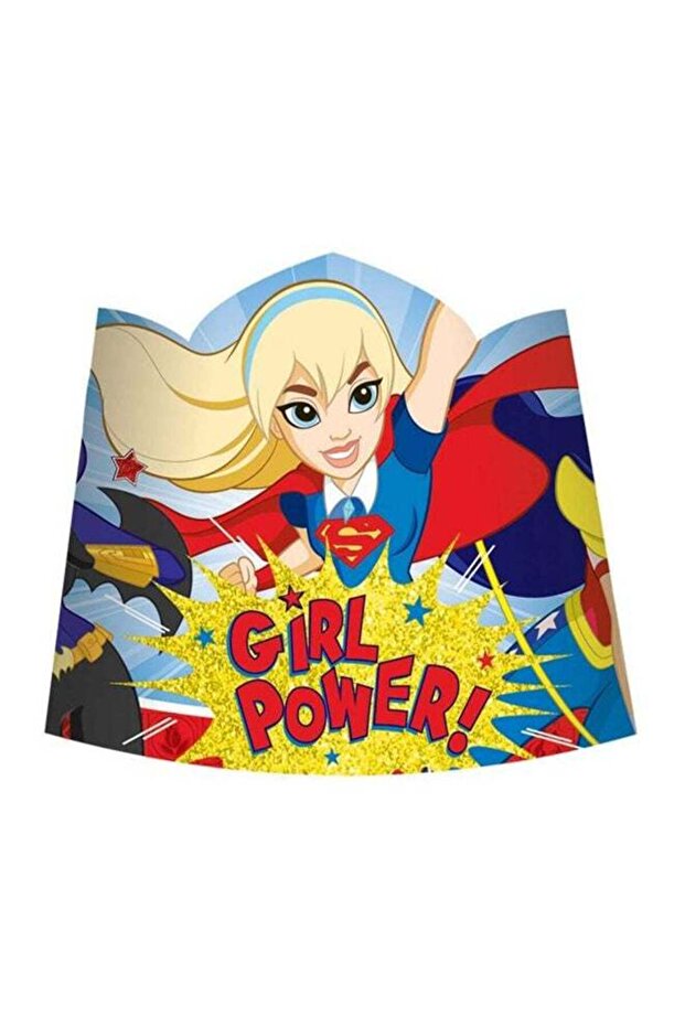 8-Piece Decorative DC Superhero Paper Tiaras Set Party Favors Party Supplies