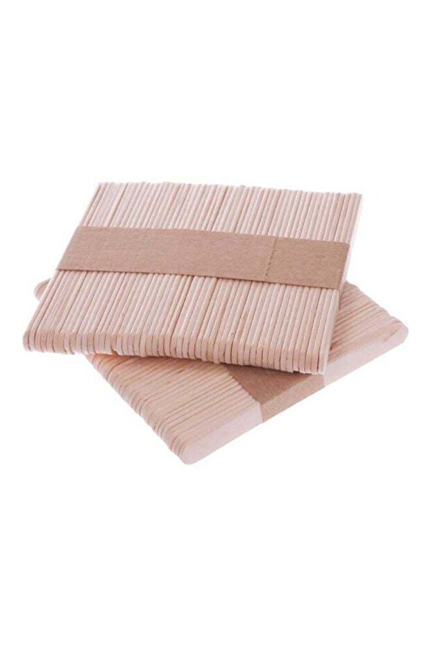 50-Piece Wooden Ice Cream Popsicle Stick Set