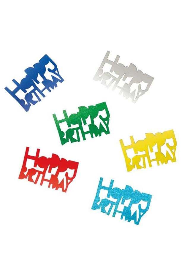 Happy Birthday Foil Confetti - 50Oz