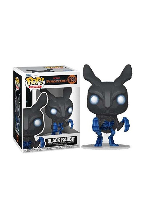 Disney Pinocchio - Black Rabbit, Collectible Action Vinyl Figure - 67385