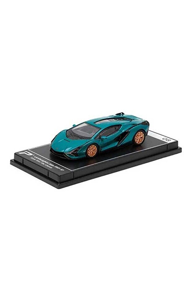 PosterCars - 1:64 Scale Lamborghini Sián FKP 37 (Blu Uranus) Hypercar League Collection – Die-Cast