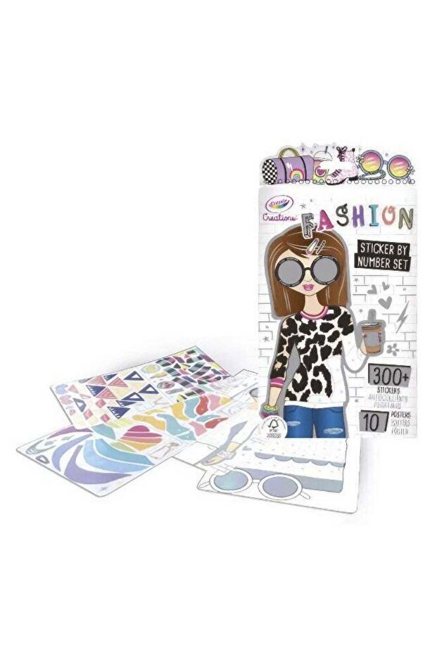 Crayola Creations Fashion Sticker By Number Set