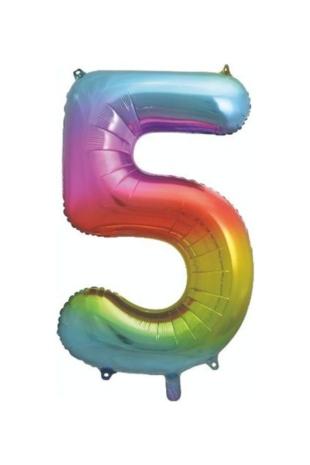 Number 5 Foil Balloon