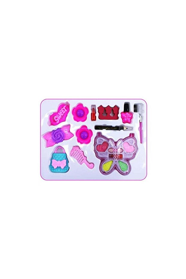 Plastic Butterfly Makeup Set for Girls Ages 3+ Whimsical Beauty for Young Imaginations