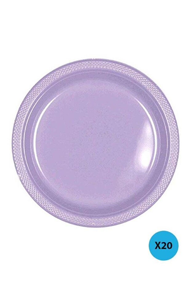 20-Piece Plastic Plates 7inch Tableware Party Supplies 7inch