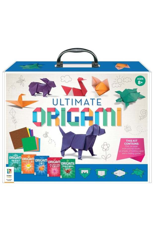 Hinkler Ultimate Origami Activity Case – Complete Paper Folding Craft Kit for Kids & Beginners, Inc