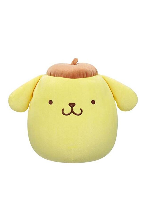 Little Plush 8 inch Sanrio Core Pompompurin in Brown Cap , Officially Licensed Kellytoy Plush Toy,