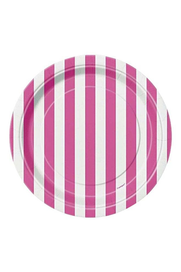 Striped Dessert Plate 7inch