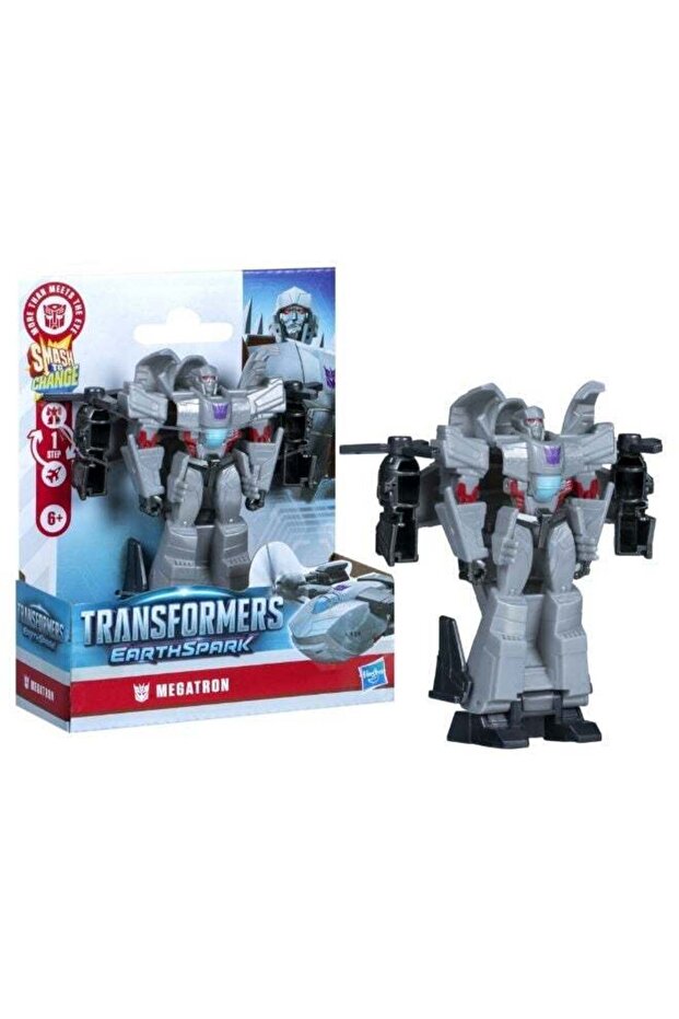 Transformers EarthSpark 1-Step Smash Changers Megatron Action Figure