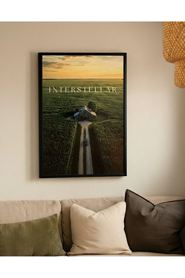 Interstellar Farm Sunset Poster (Çerçeveli) - 1