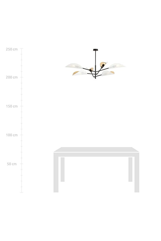 VENE Ceiling Lamp E14 Black - 8